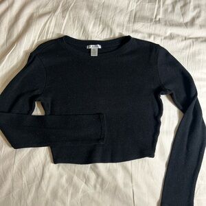 Bozzolo Dark Gray Knit Sweater